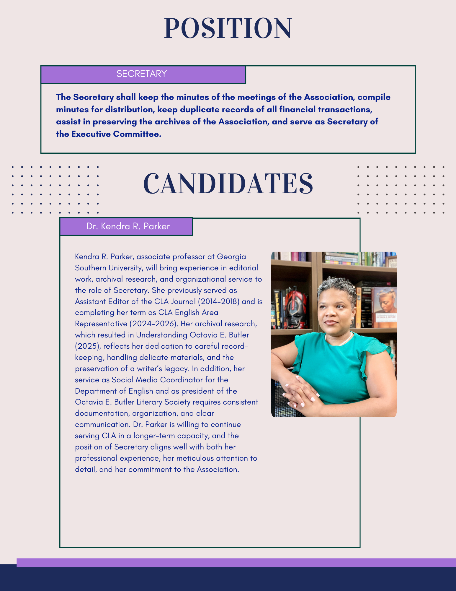 Portrait of Kendra Parker